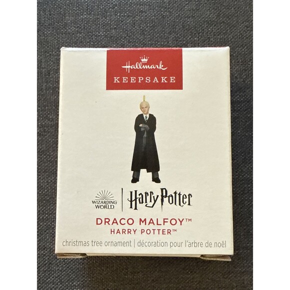 Harry Potter Draco Malfoy Hallmark Keepsake Ornament MINIATURE 2024 Christmas - Picture 1 of 5